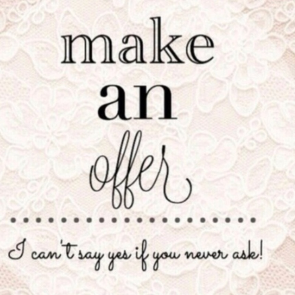 Feel free to make reasonable offers!